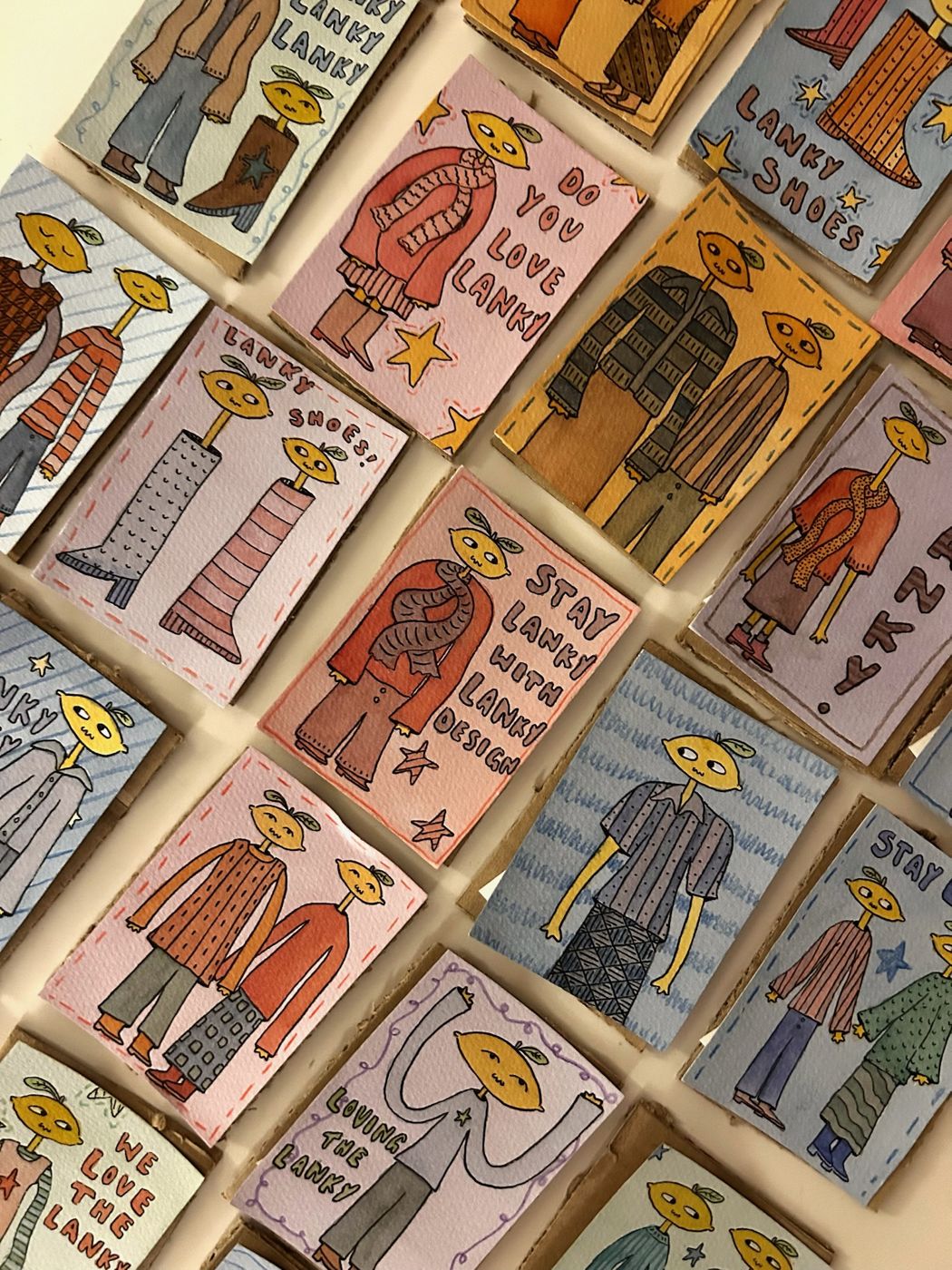 Framed character prints