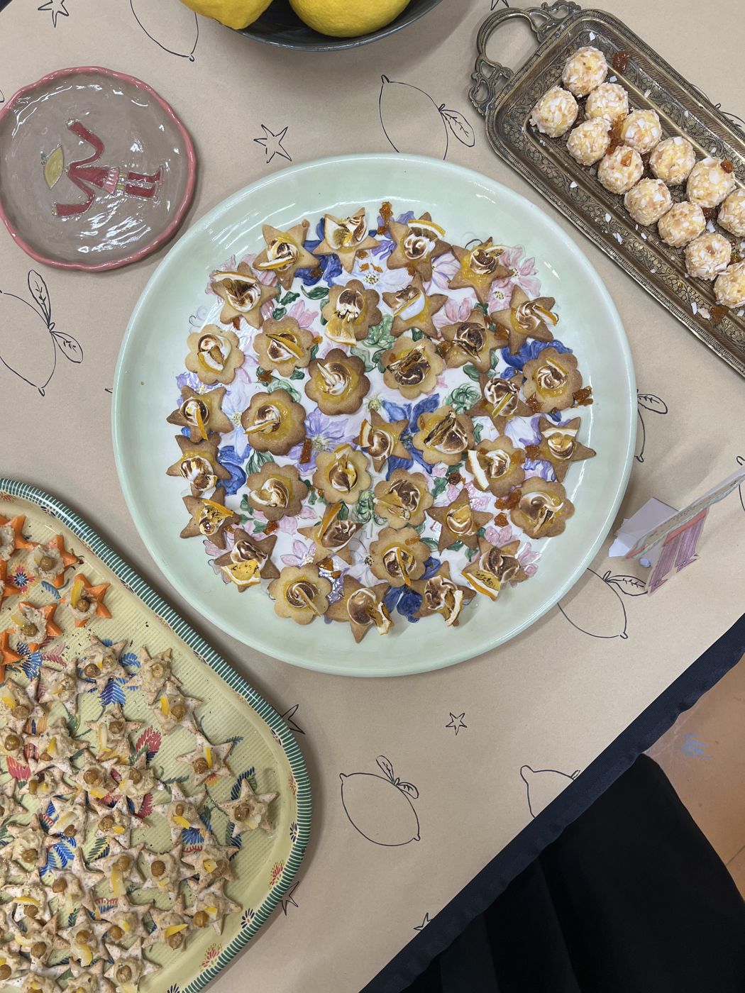 Lemon treats platter