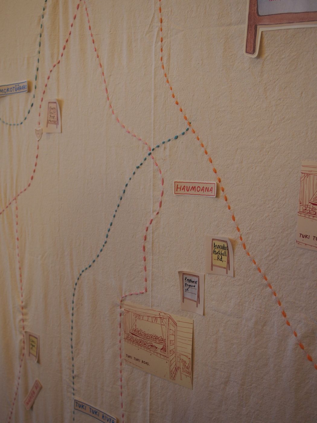 Roadside stall map