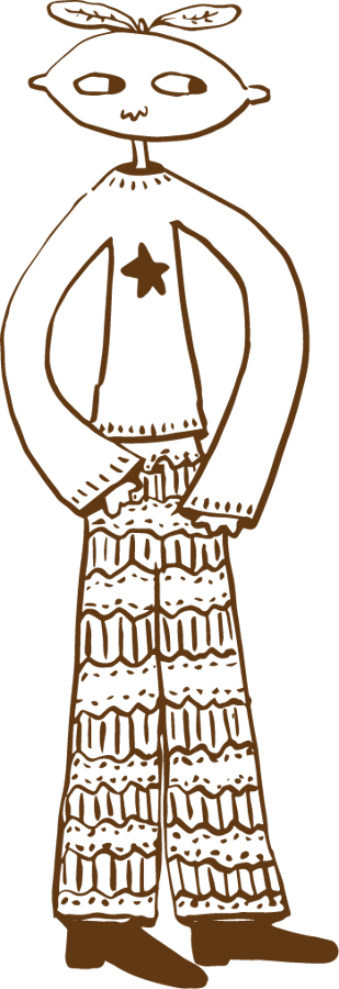 Lanky character illustration